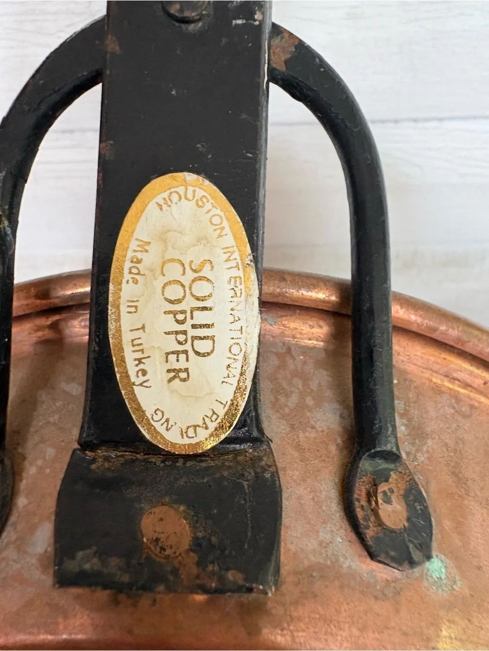 Vintage French Solid Copper Egg Poaching or Escargot Pan Made in Turkey